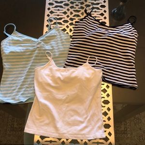 Lot of 4 Gap cotton camisoles